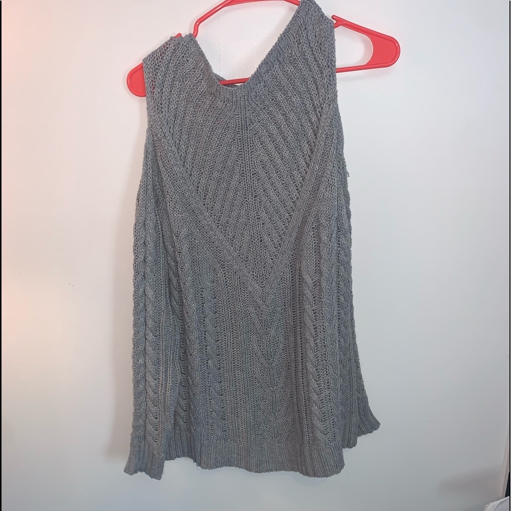 Cold Shoulder Sweater